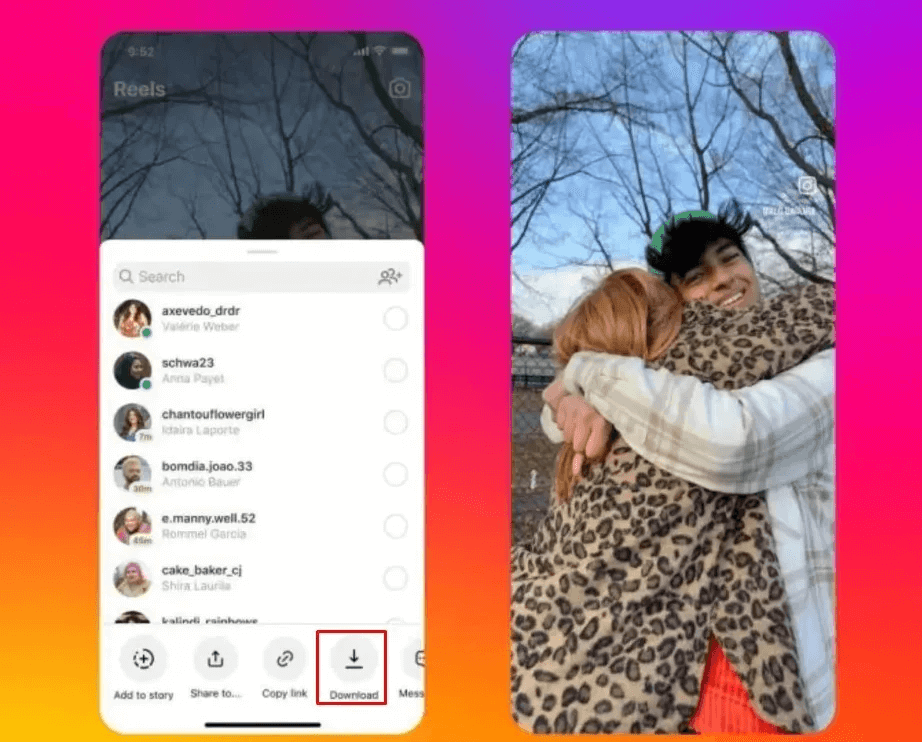 instagram reels download video